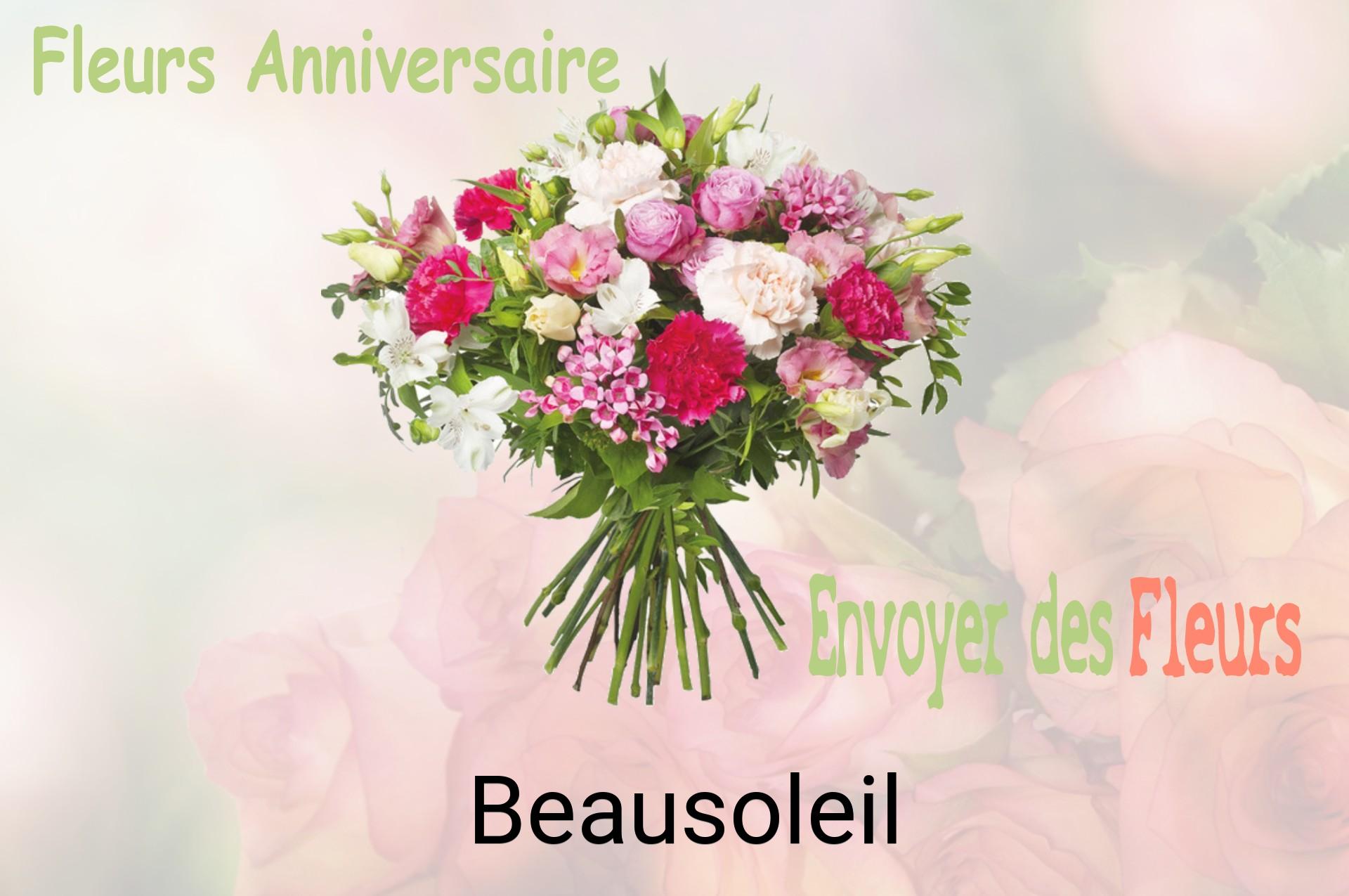 Bouquet de fleurs d’anniversaire livré à Beausoleil